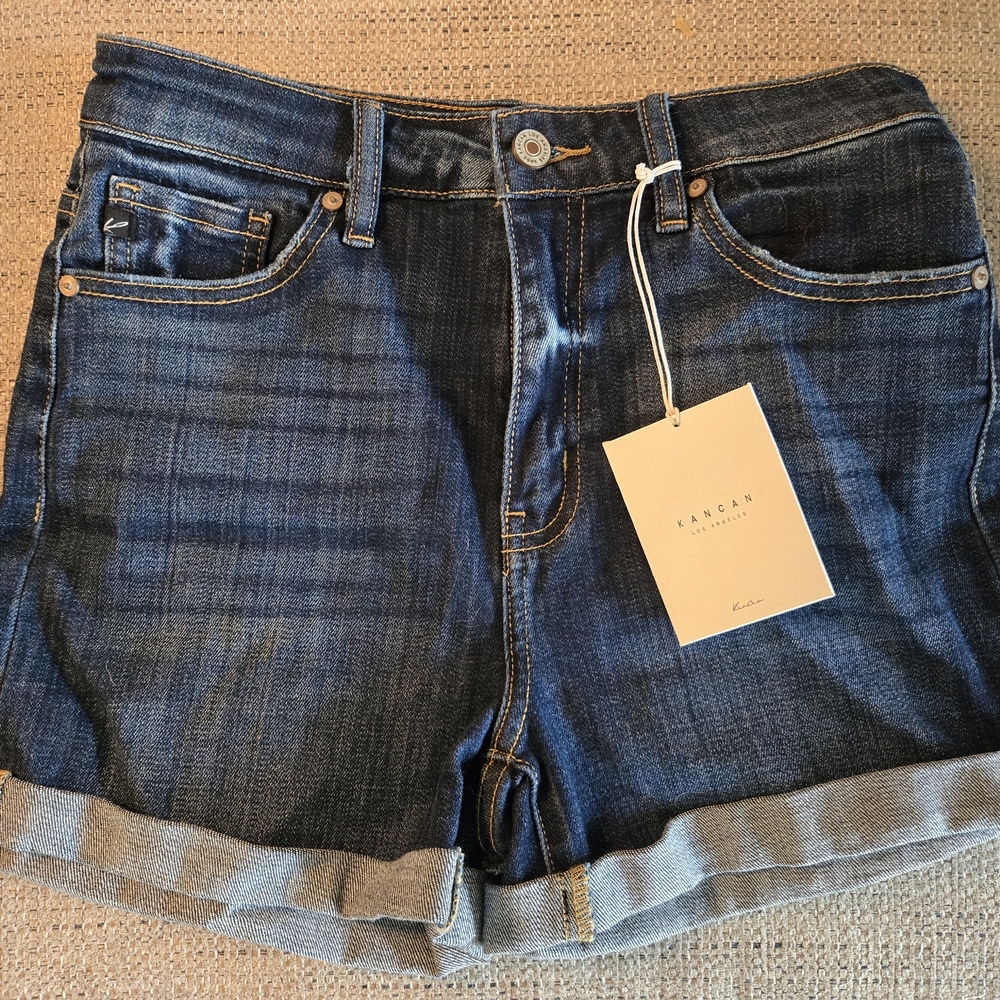 Kancan High Rise Shorts, Size Medium